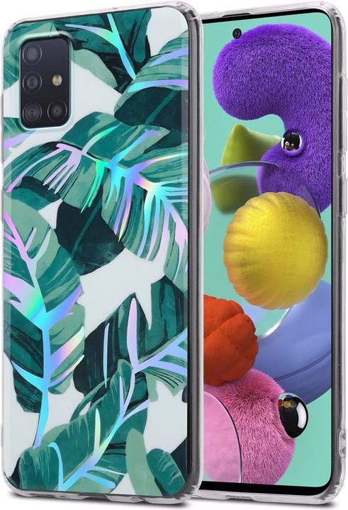 Immagine prodotto Cadorabo IMD TPU Colorful Flowers & Leaves Cover (Samsung Galaxy M40s)