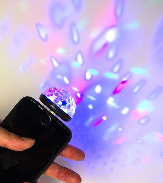 Actual product image Kikkerland Iphone Disco Light