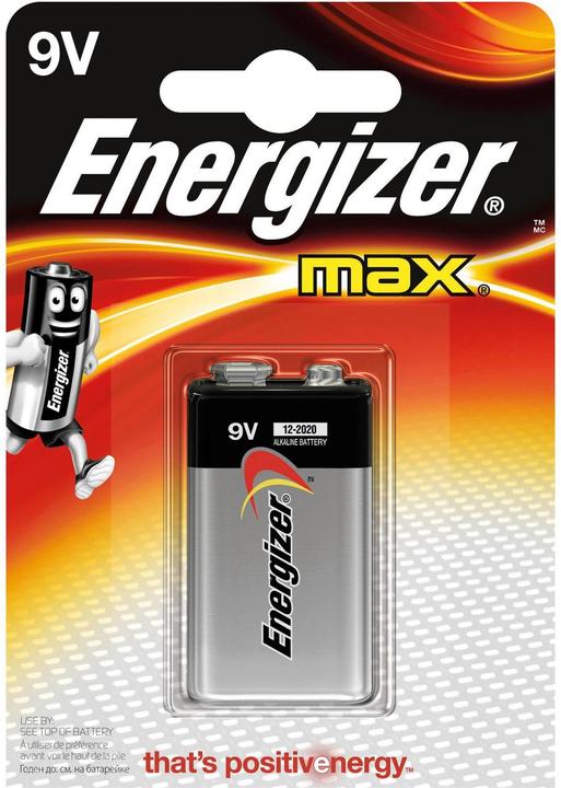 Immagine prodotto Energizer Max Alcalina (1 pz., 9V Block)
