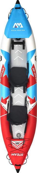Produktbild Aqua Marina Kajak 412x83 cm für 2 Personen mit Luftsitz verstellbarer Lehne Transporttasche Reparatu (2 Pers.)