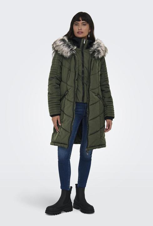 Actual product image Only Hooded coat quilted coat (M)