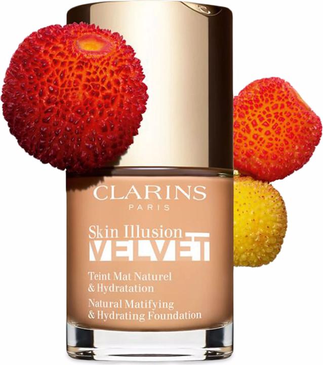 Actual product image Clarins Skin Illusion Velvet No.107C Beige (No. 107C Beige)