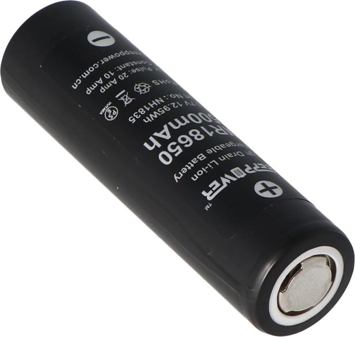 Actual product image Keeppower Battery IMR18650 - (Flat Top) (1 pcs., 18650, 3500 mAh)