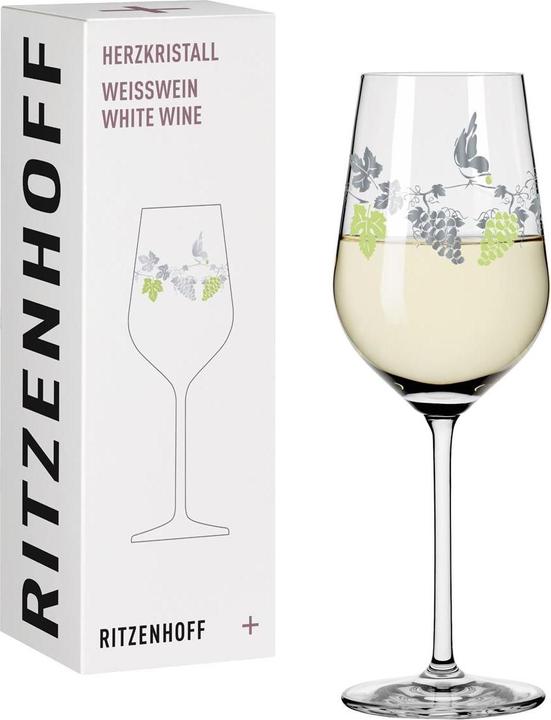 Image du produit Ritzenhoff Verre à vin blanc Coeur de cristal Vin blanc 004 (36.40 cl, 1 Verres, Verres à vin blanc)