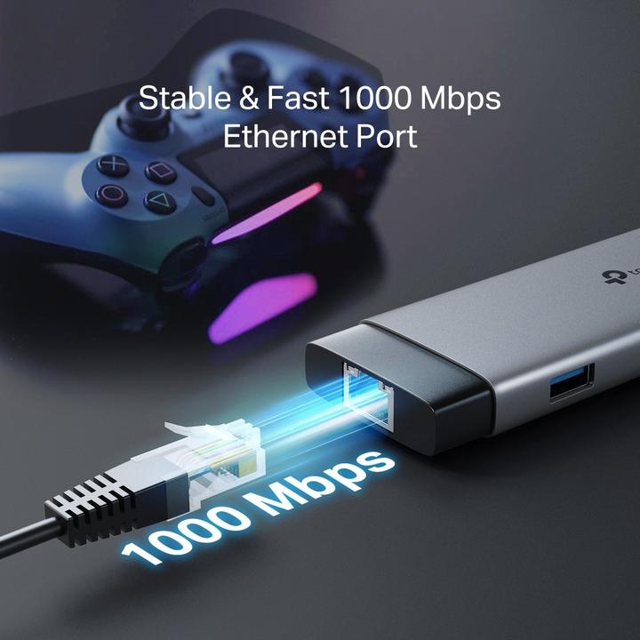 Produktbild TP-Link USB Hub USB Type-C 6-Port Hub UH9120C (USB-C, 9 Ports)
