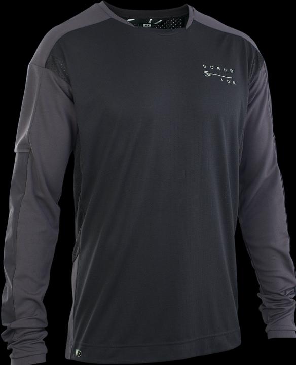 ION Bike Jersey Scrub Amp LS BAT men - black