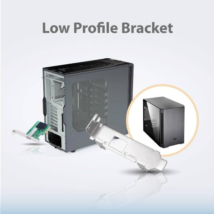 Image du produit edimax Adaptateur serveur 10GbE Gigabit Ethernet SFP+ PCI Express (PCI-E x4)