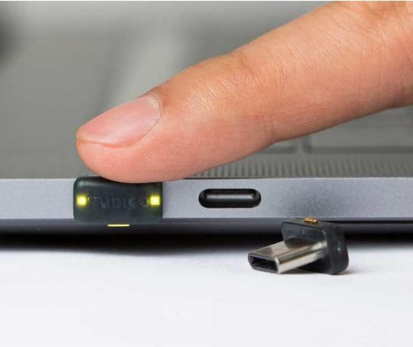 Actual product image Yubico YubiKey 5C Nano - USB-C