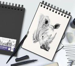 Image du produit Oxford Carnet de croquis (A5, Blanc, Couverture souple)