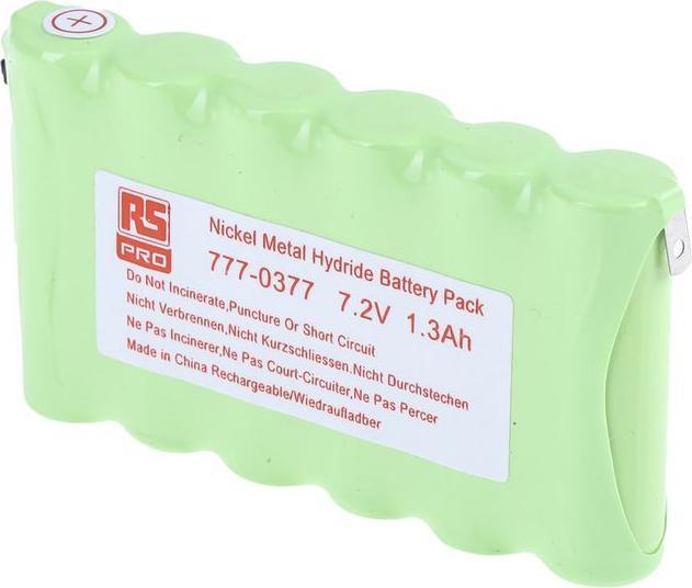 Actual product image Rs Pro NiMH AA x 6 1300mAh 7.2V Pack (6 pcs., AA, 1300 mAh)