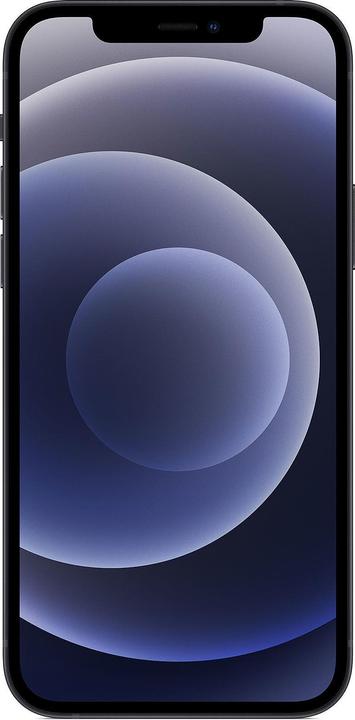 Produktbild Re!commerce iPhone 12 (256 GB, Black, Schwarz, 6.10", 12 Mpx, SIM + eSIM, A / Wie neu)