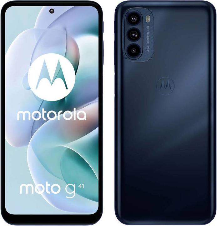 Produktbild Motorola Moto G41 (128 GB, Meteorite Black, 6.43", Hybrid Dual SIM, 48 Mpx, 4G)