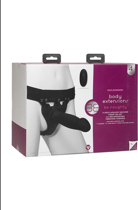 Actual product image Doc Johnson Strap-On Set with Vibration