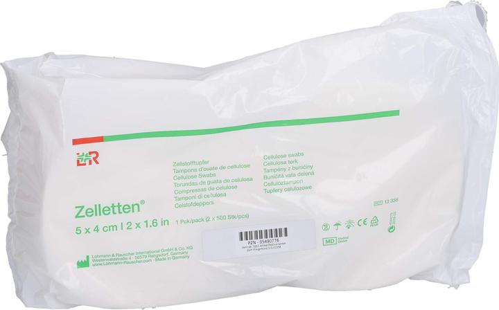 Actual product image L&R Cell Pads Cellulose Swab Rolls (2 x 500 pcs)