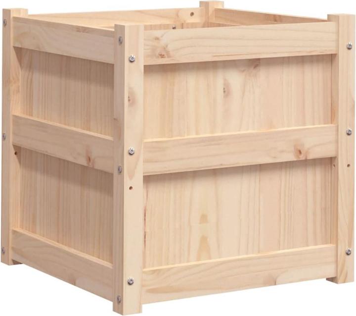 Immagine prodotto VidaXL Fioriera 50x50x50 cm in legno di pino massiccio, materiale