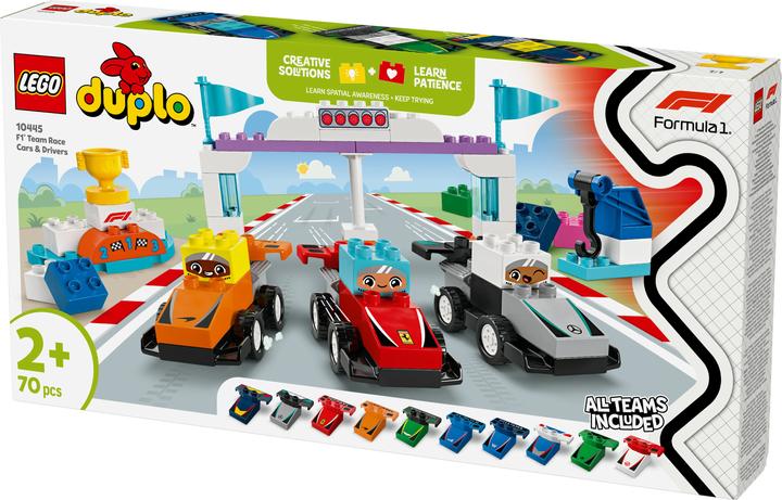 Actual product image LEGO F1 Team Rennautos mit Rennfahrern (10445)