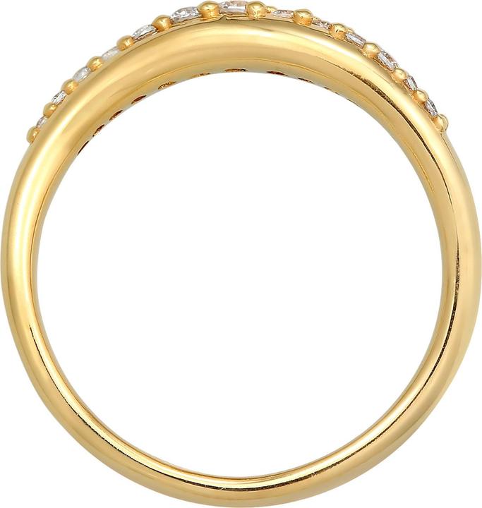 Produktbild Elli Ring Zirkonia Schwungvolles Design 925 Sterling Silber (56, 925 Silber)