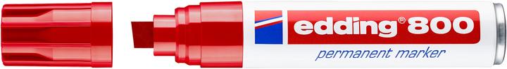 Actual product image Edding Permanent Marker 800 (Red, 12 mm, 1 x)