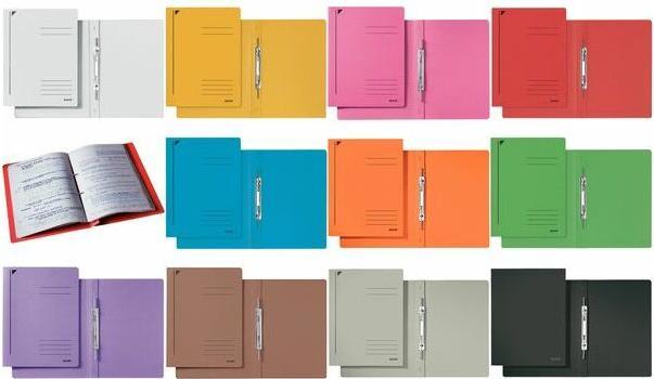 Produktbild Leitz Spiralhefter, DIN A4, Karton, farbig sortiert (A4, 25 x)