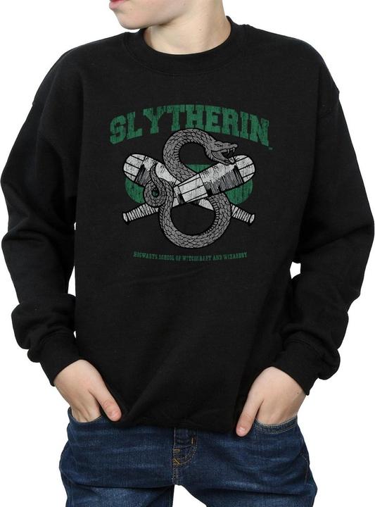 Produktbild Slytherin Quidditch Emblem Sweatshirt Jungen (140, 146)