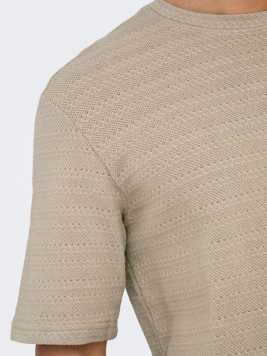 Produktbild Only & Sons Onsgivo Reg 12 Ss Crew Knit Noos (S)