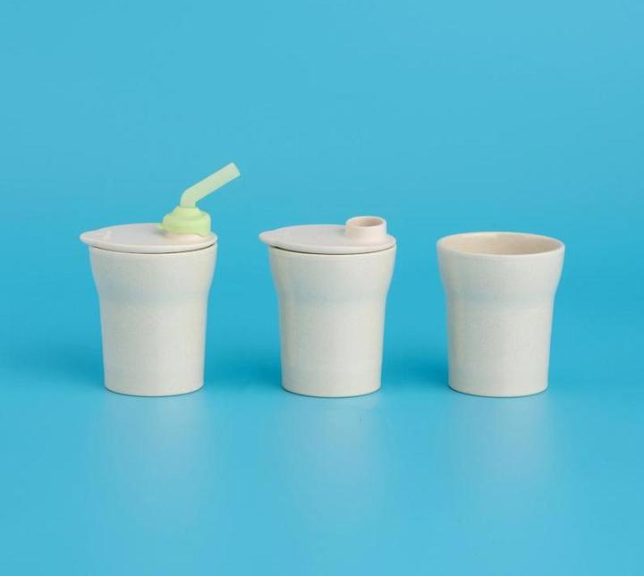 Actual product image Miniware Cup Drinking Cup, Vanilla/Aqua