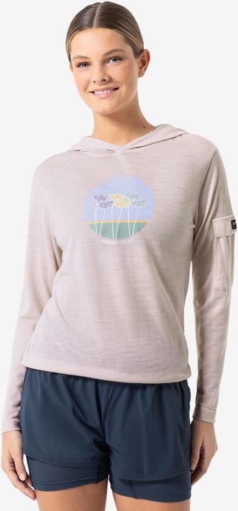 Immagine prodotto Super Natural Women's Tulips Light Print Hoodie (M)