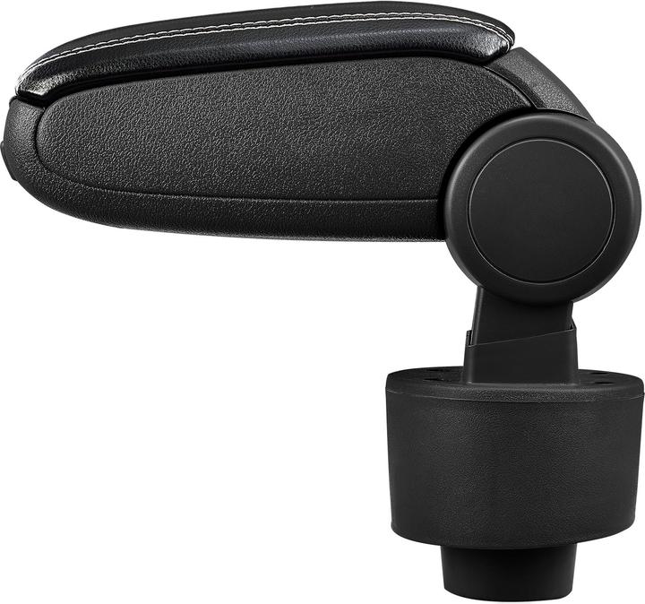 Immagine prodotto Pro-Tec Bracciolo centrale Seat Ibiza con vano portaoggetti in similpelle nera con cuciture bianche