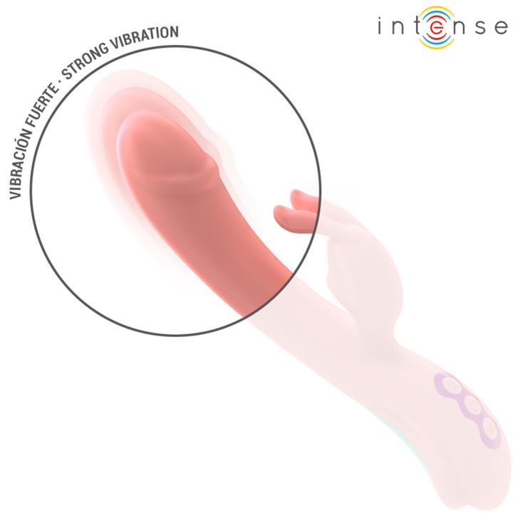 Actual product image Intense Rachel Rabbit Vibrator 5 Vibrations Pink
