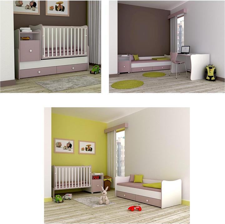 Produktbild Lorelli Babybett Trend Plus 4 in 1 Jugendbett