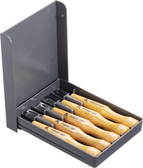 Actual product image Shogun Mikisyo Power Grip Wood Carving Knife Set of 5