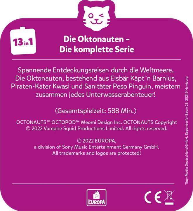 Produktbild Tigermedia Multicard - Oktonauten (Deutsch)