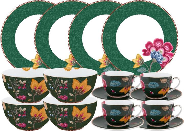 Actual product image PIP Studio Fantasy Green breakfast set cup with saucer 12pcs (280 ml, 1 x)