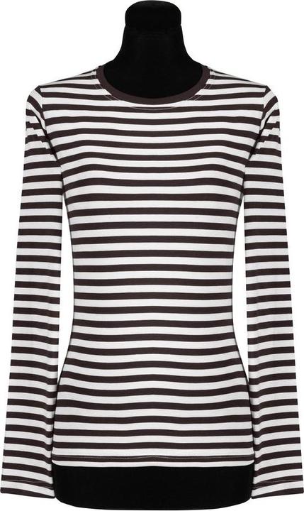 Actual product image Thetru Damen Ringelshirt langarm schwarz-weiss – alltagstauglich (XL)