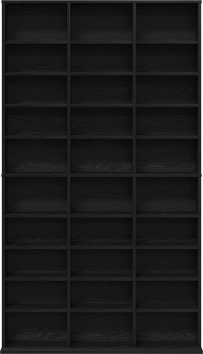 Produktbild VidaXL CD-Regal Schwarz Eiche 101x23x177,5 cm Holzwerkstoff
