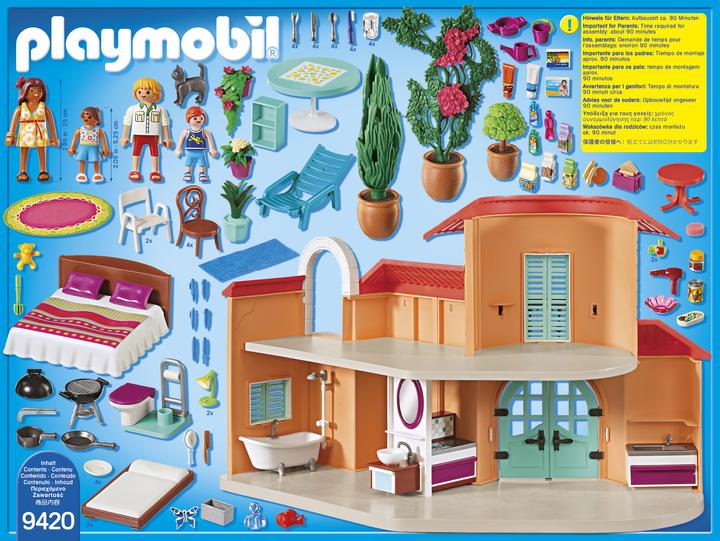 Image du produit Playmobil Une villa de vacances ensoleillée (9420)