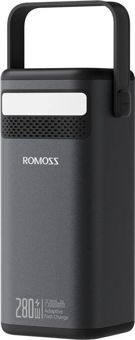 Produktbild Romoss Powerbank PMT75-DC 75000mAh 280W (black) (75000 mAh, 280 W, 240 Wh)