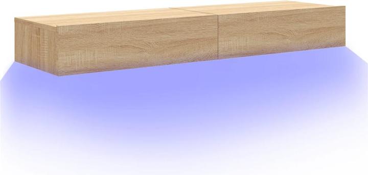 Image du produit VidaXL TV Schrank mit LED-Leuchten Fernsehschrank Lowboard 2 Stk. Sonoma-Eiche