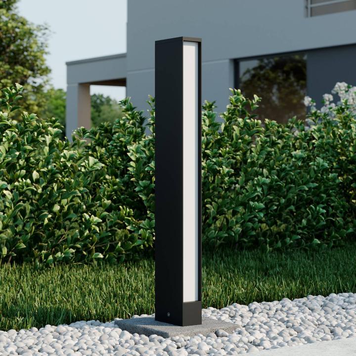 Produktbild Lucande Lirka 2 Aussen Garten Leuchte Dark Grey/White (IP54)