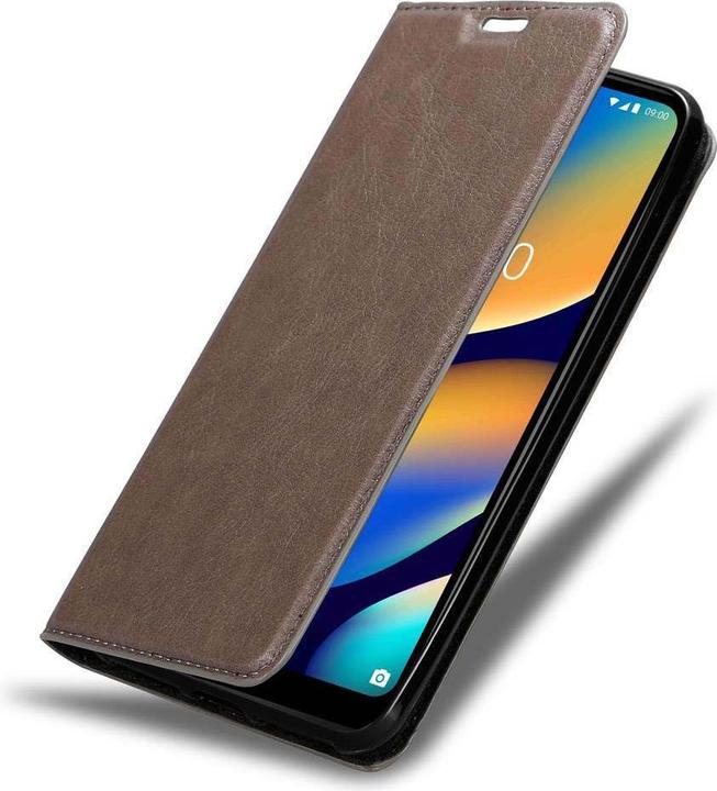 Actual product image Cadorabo Book Invisible Magnet Cover (Wiko View 3 Lite)