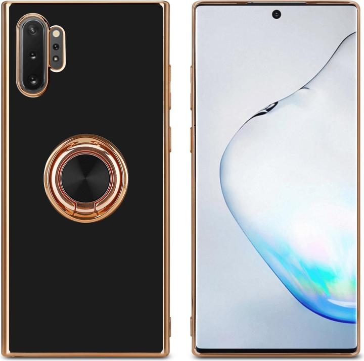 Image du produit Cadorabo Etui pour Samsung Galaxy NOTE 10 PLUS en TPU avec protection de l'appareil photo et anneau LM089 (Samsung Galaxy Note 10 Plus)