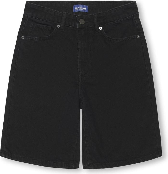 Only & Sons Junior OSJFADE Mittlere Taille Locker geschnitten Shorts Jeans-Shorts