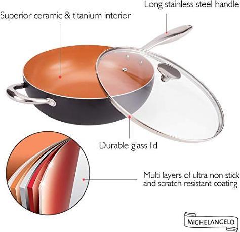 Actual product image Michelangelo Wok pan