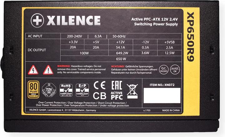 Produktbild Xilence Performance X (650 W)