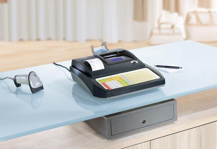 Produktbild Olympia Kasse CM 941F TSE-Flach, dunkelgrau