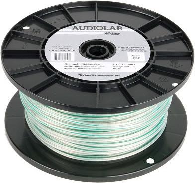 Image du produit Audiolab Câble d'alimentation, rond, transparent, 2x0.75mm2, 100m (100 m)