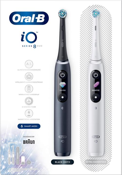 Immagine prodotto Oral-B iO Serie 8 + Sensitive Duo (Spazzolino oscillante)