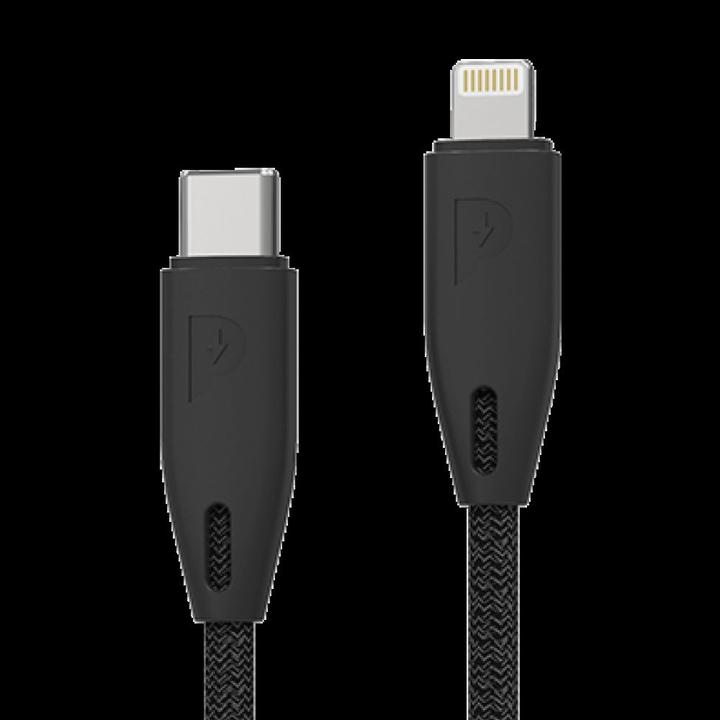 Image du produit Powerology Câble tressé USB-C vers Lightning 1.2M (1.20 m, USB 3.2 Gen 1)