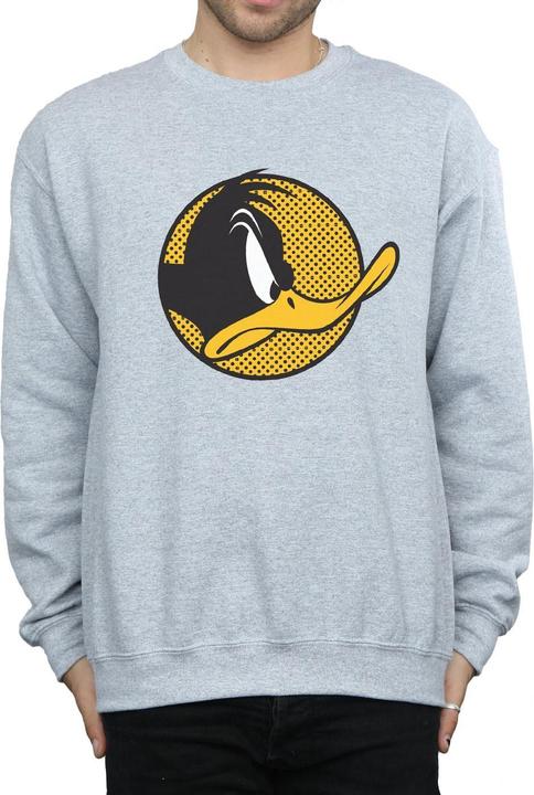 Produktbild Looney Tunes Daffy Duck Dotted Profile Sweatshirt (S)