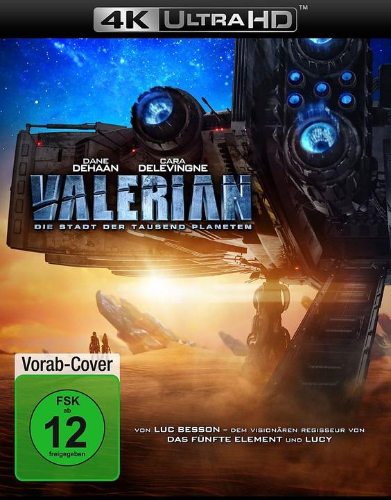 Actual product image Valerian - The City of a Thousand Planets (4k Blu-ray, 2017, German)